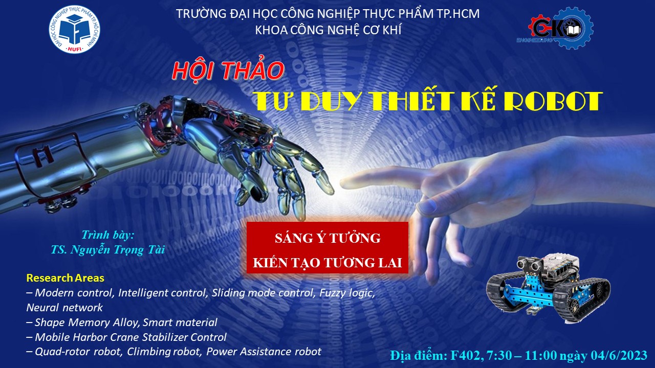 Hội thảo Tư duy Thiết kế Robot ngày 04/6/2023