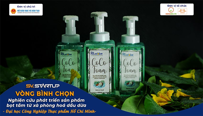 NGHIÊN CỨU PHÁT TRIỂN SẢN PHẨM BỌT TẮM TỪ XÀ PHÒNG HÓA DẦU DỪA