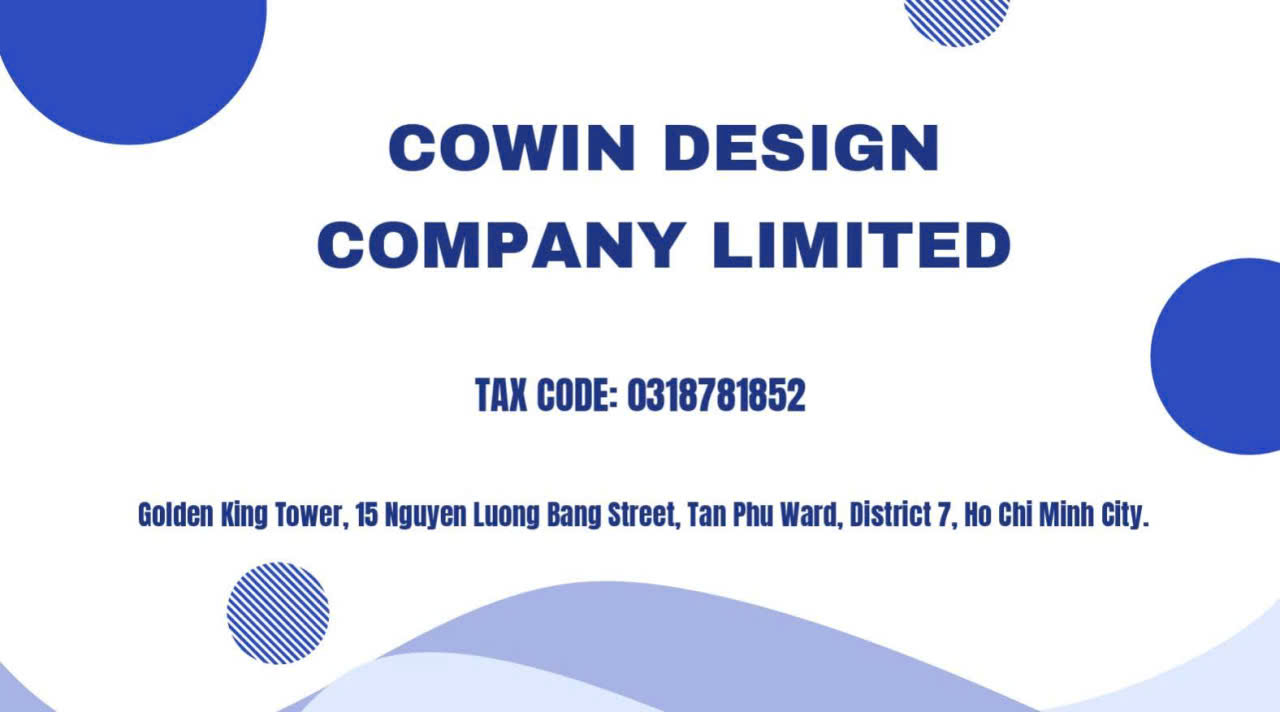 Công ty TNHH Cowin design thông báo tuyển dụng